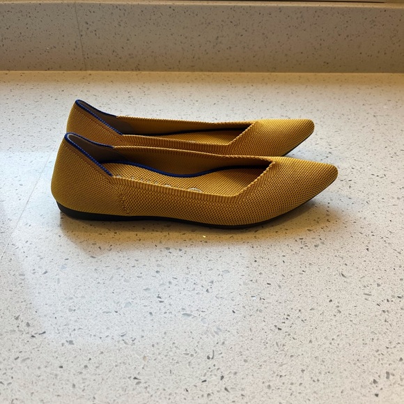 Rothy’s flats, Mustard color, size 7 - Picture 3 of 4